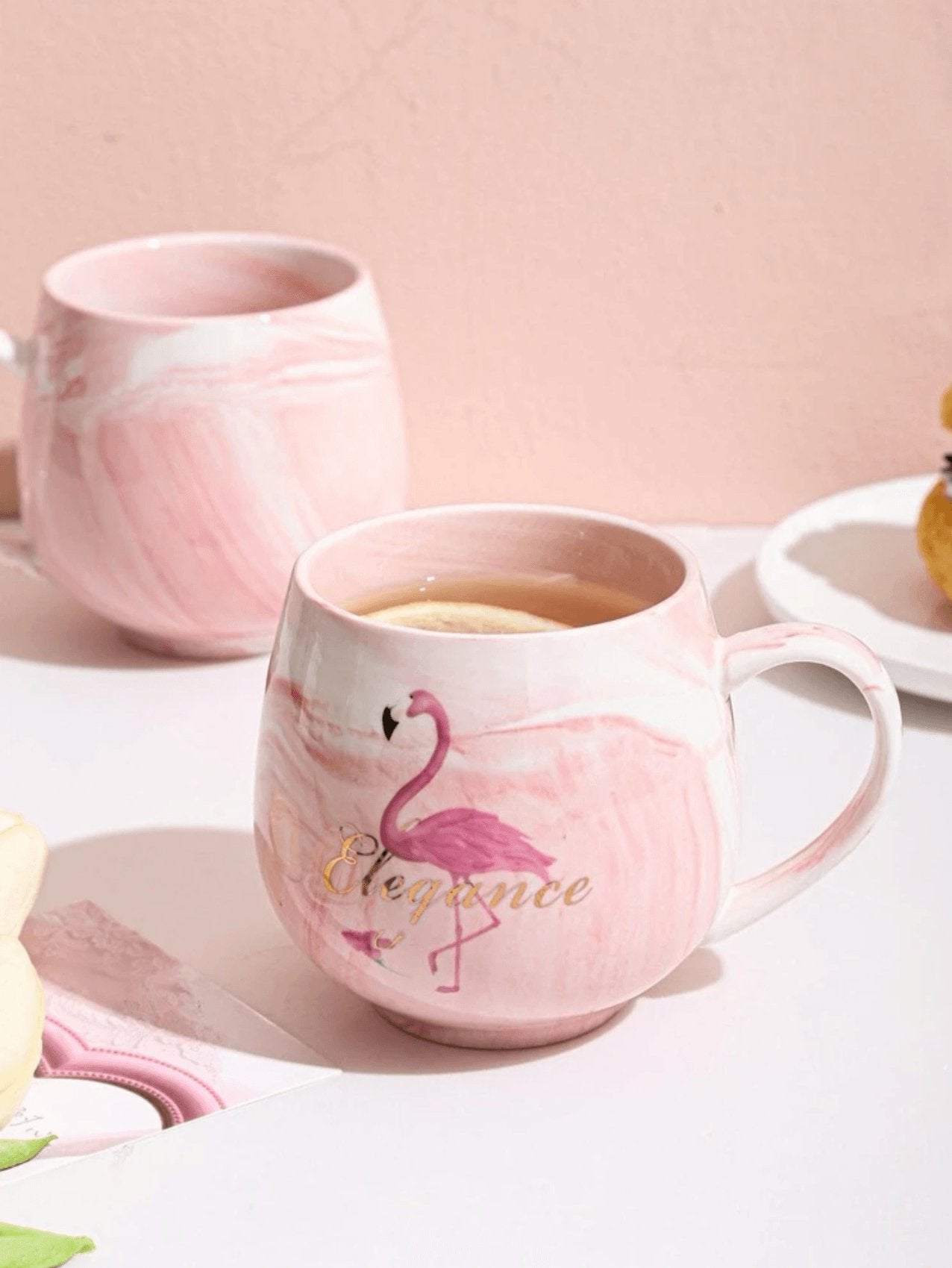 Caneca Porcelana Flamingo - Casa Tauri