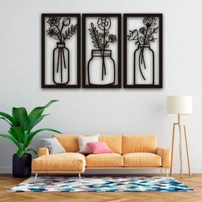 Conjunto 3 Peças Quadros Decorativos MDF - Casa Tauri